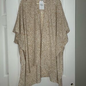 Time and Tru Leopard Print Wrap